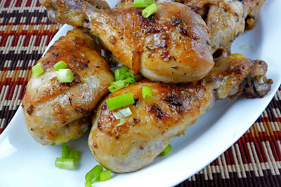Dijon & Thyme Roasted Chicken Drumsticks Recipe - Cookin Canuck