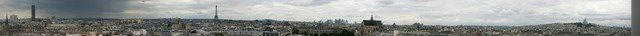 Panorama of Paris from Sacré Coeur