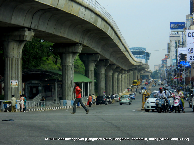 Abhinav Agarwal Bangalore Metro, MG Road