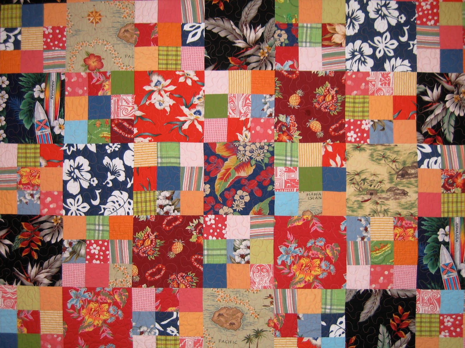 nifty quilts Hawaiian Shirt Quilts