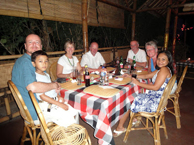 Captain Paul, Family and Friends at Warung Susu, Pemuteran, NW Bali