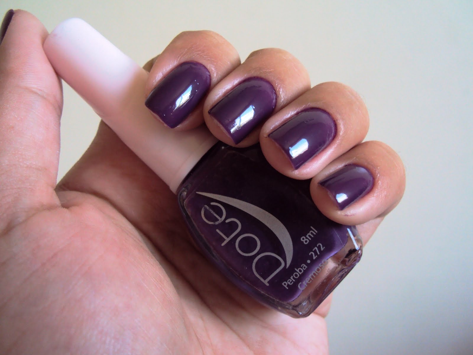 crie recicle faça moda: Esmalte Roxo