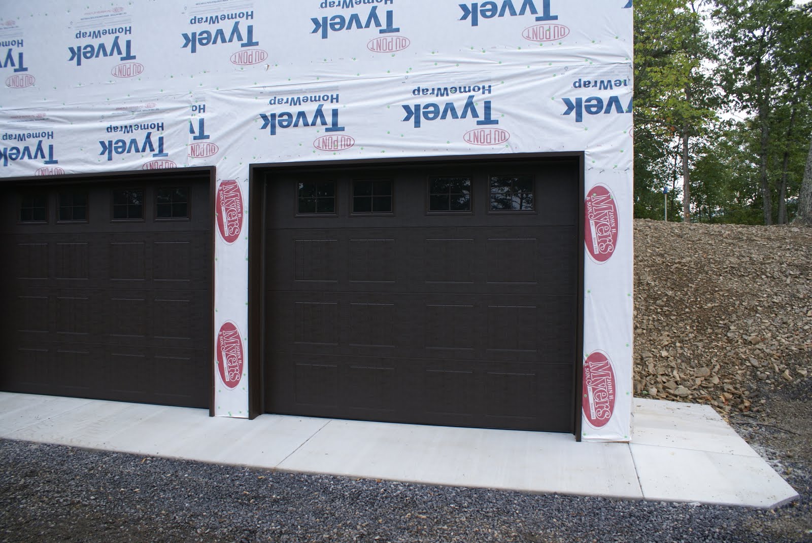 Hidden Bend Retreat, Romney West Virginia Garage Doors Installed