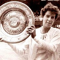 Maria Esther Bueno - Considerada melhor tenista brasileira de todos os tempos - Nasceu em 1939