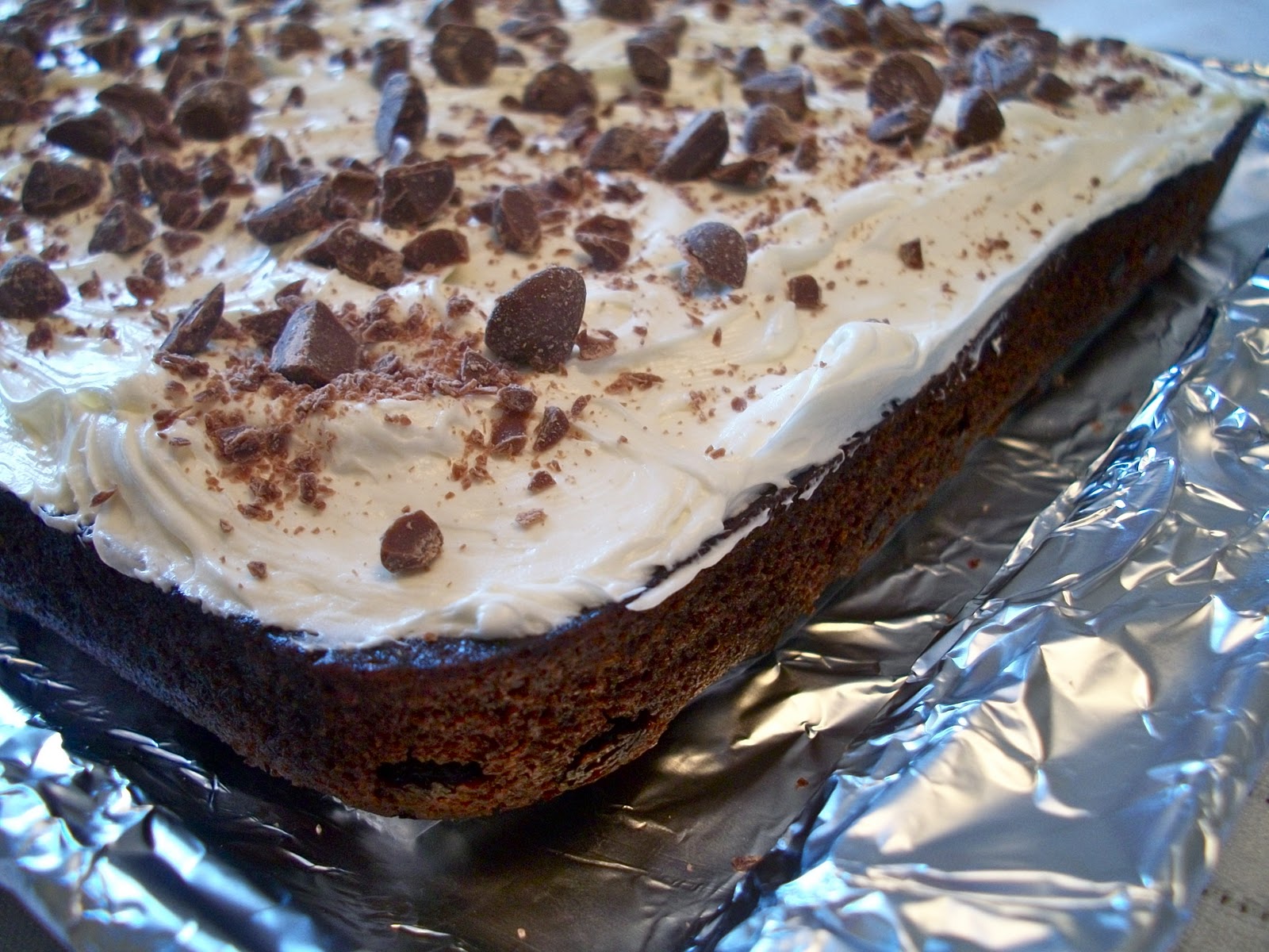 Brooke Bakes Creme de Cacao Chocolate Cake