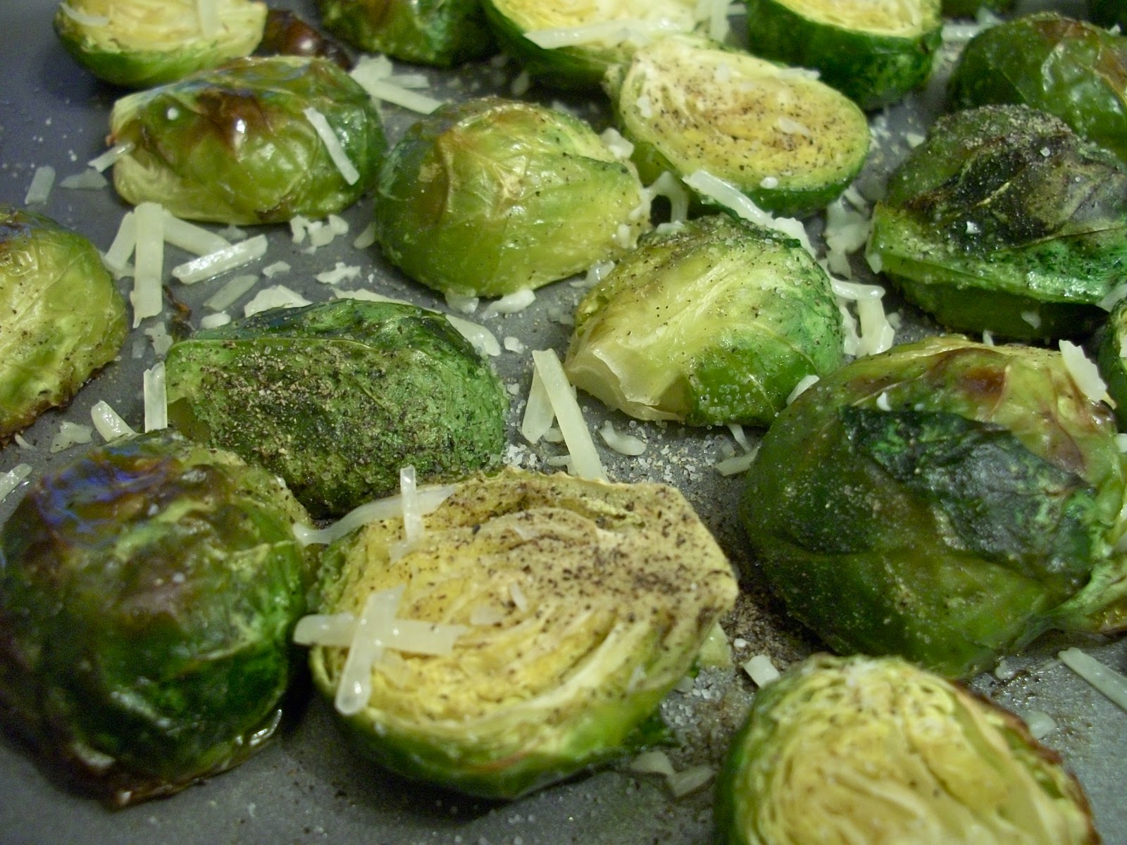 Brooke Bakes Oven Roasted Brussel Sprouts