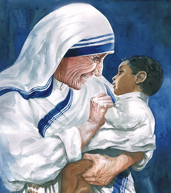 Mother Teresa Drawing by Aevin Thomas | Saatchi Art-saigonsouth.com.vn