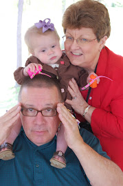 Oakley with Grandma Joanie and Grandpa Peter