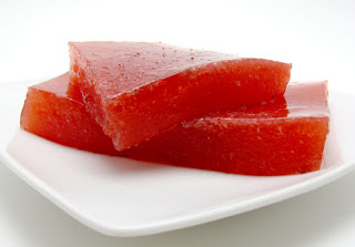 strawberry gelatin, adapted from Sharon Gerstenzang's Cook with Me Sugar Free