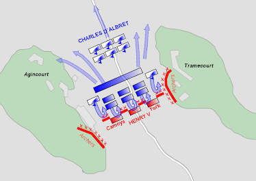Battle of Agincourt Map #2