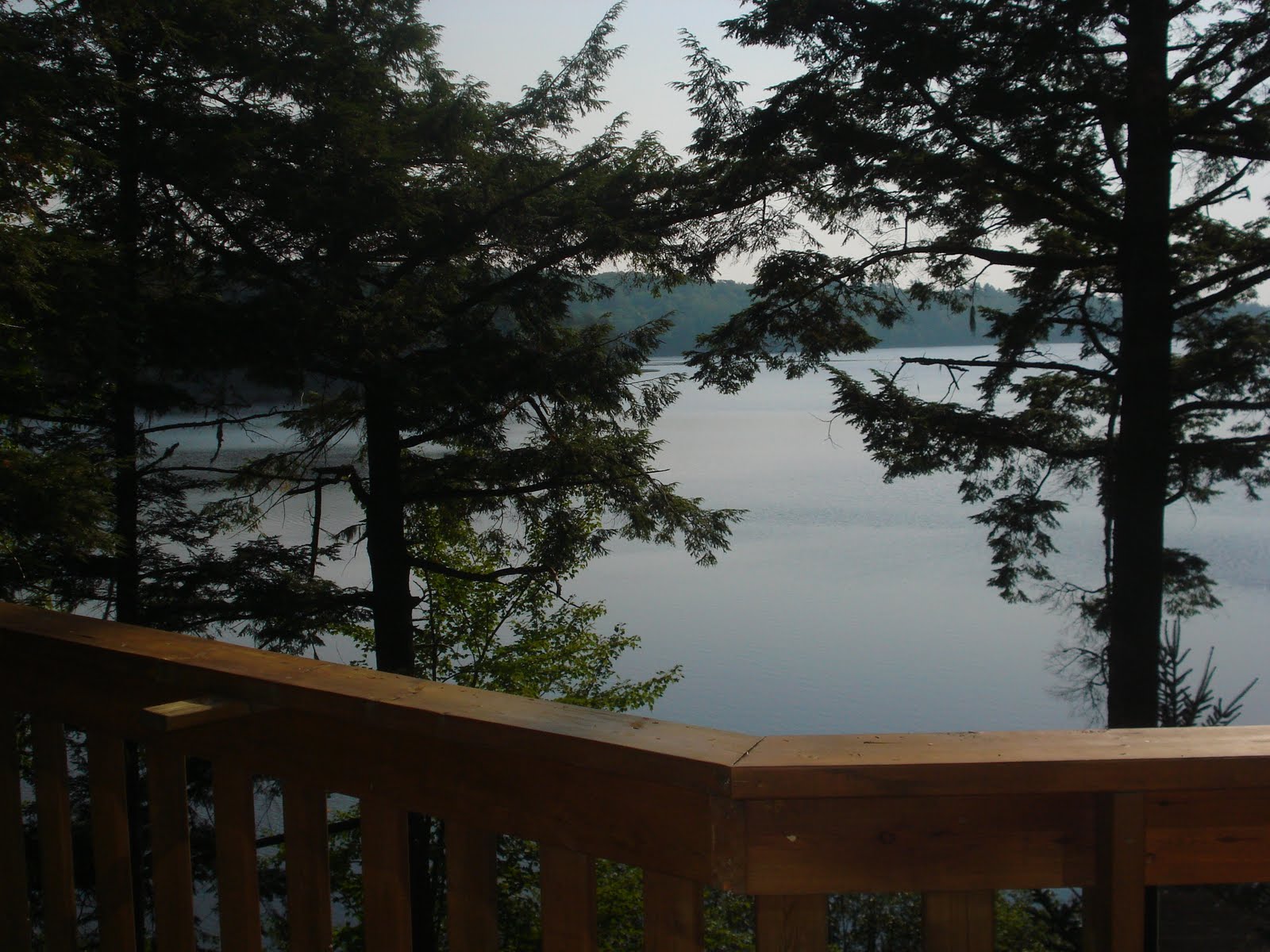 Ponhook Lake Cottage For Sale View from Deck