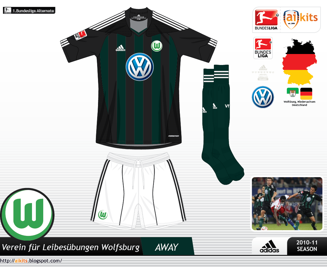 wolfsburg away kit