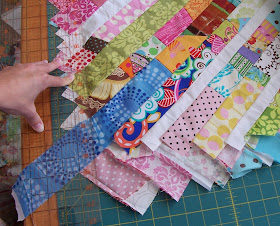 Brown Paper Packages: Scatter Sunshine Scrappy Quilt Tutorial