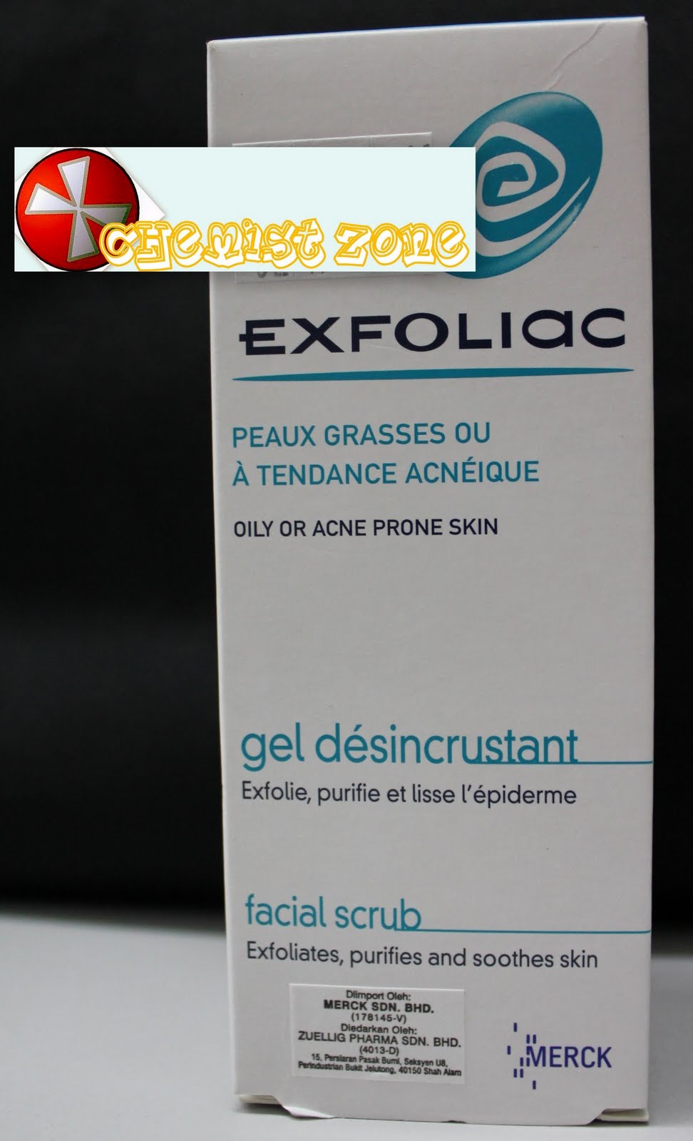 Chemist Zone Exfloliac Facial Scrub (Oily and Prone Acne Skin)