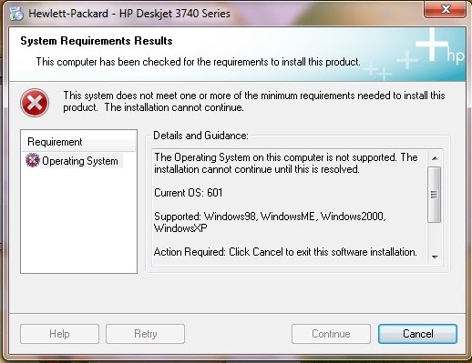 System does meet minimum requirements. Win98/7/8/10 system driver installation.
