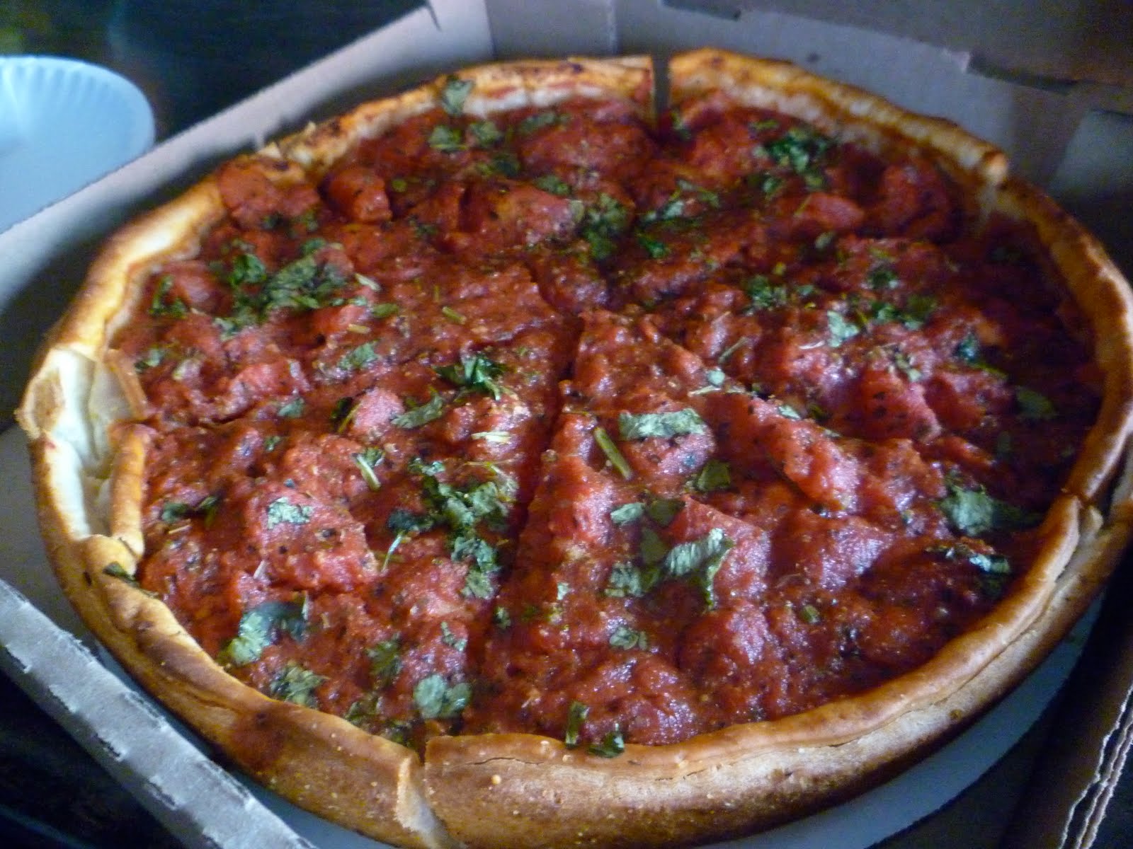 Classy Eats Zachary's fabulous Chicagostyle Pizza, Berkeley, CA.