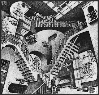 Relativity [M. C. Escher]