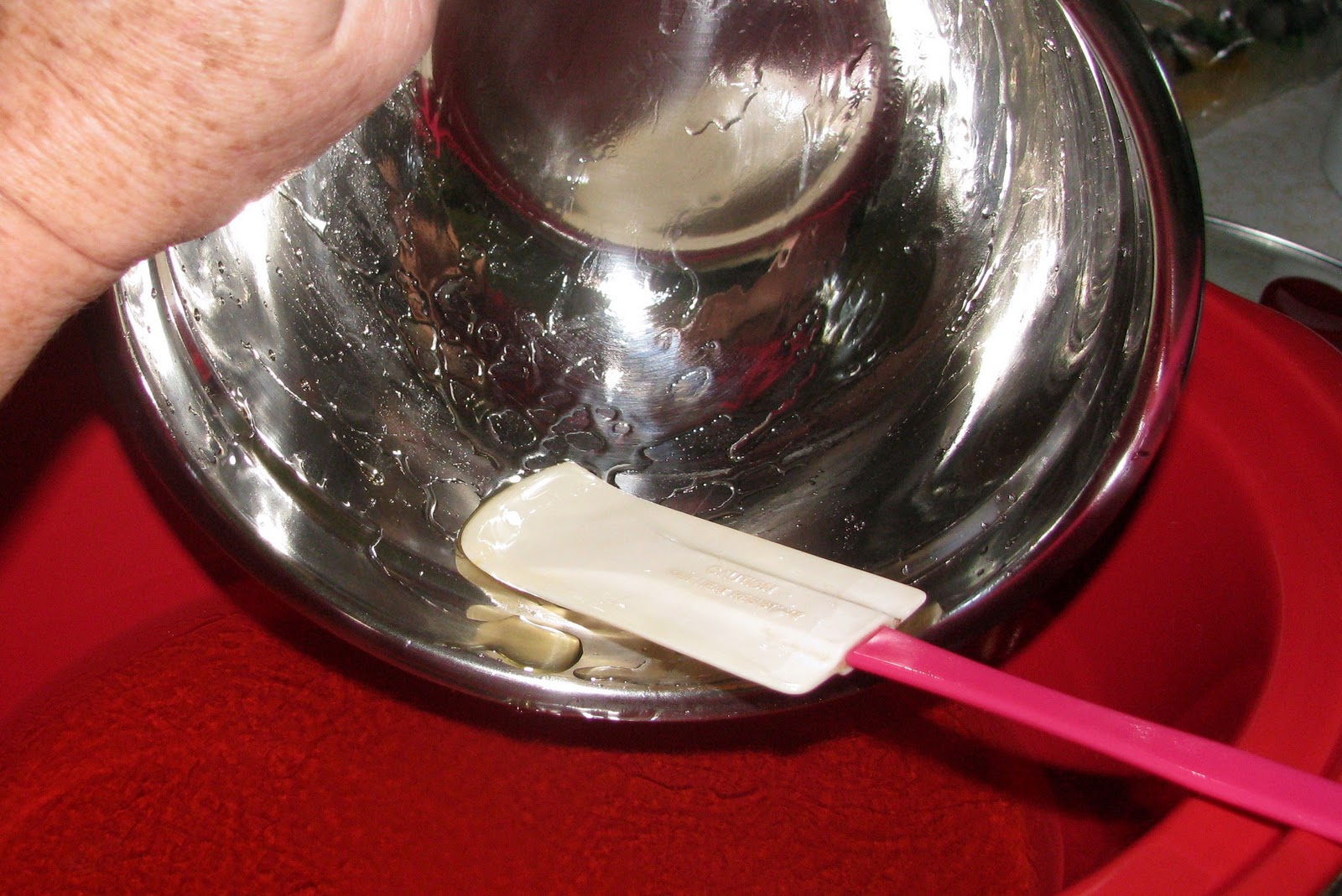 A Shepherd's Voice Step two Making Crockpot goat milk soap...