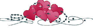 barra de texto para el poema hoy tengo ganas de ti de unos corazones rojos gif