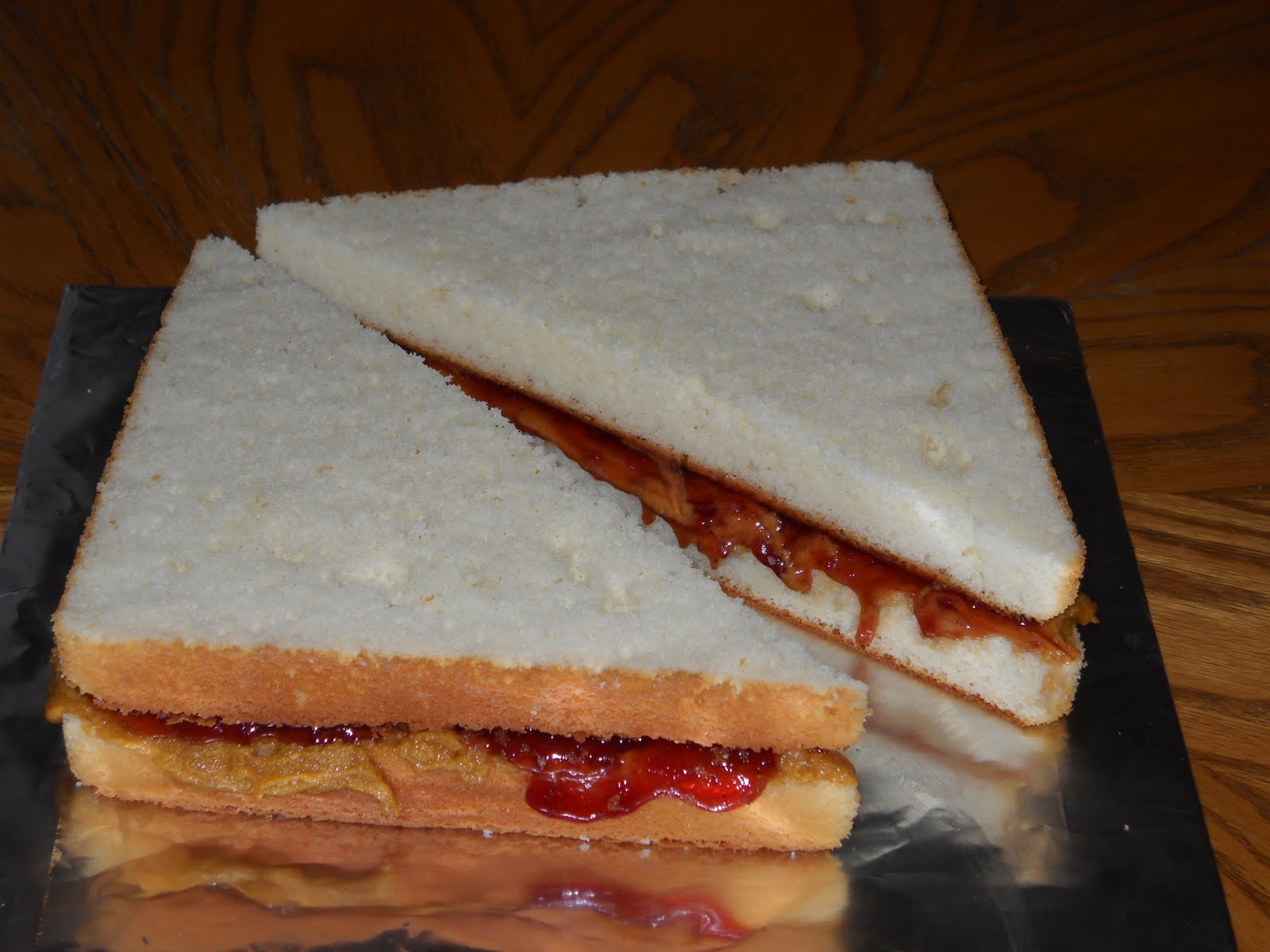 Blog by Taryn Peanut Butter & Jelly Sandwich Cake