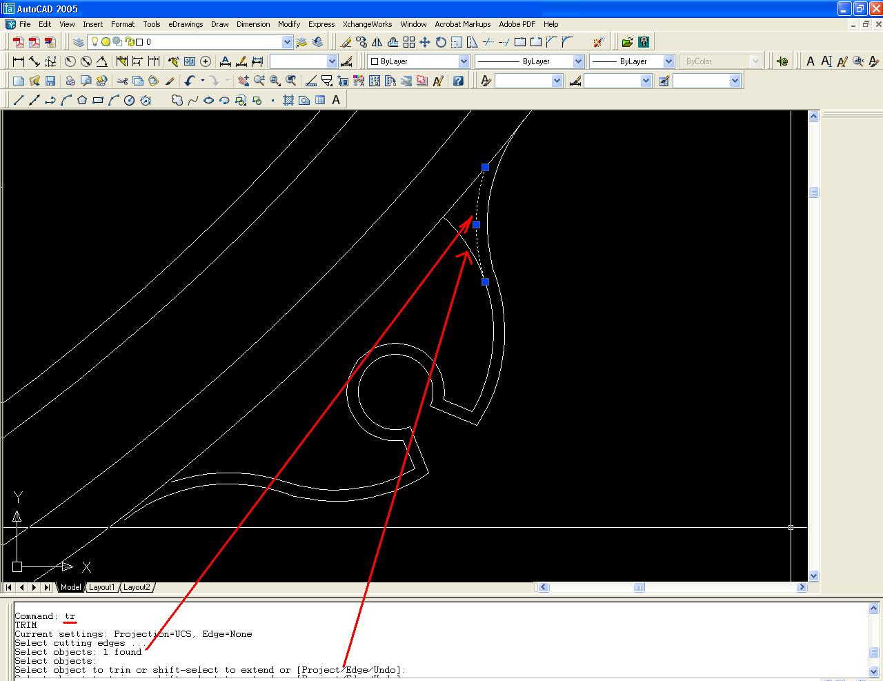 AutoCAD BLOGGERS Trim Objects