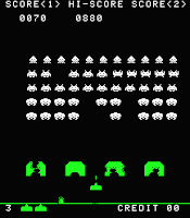 A shot of what #SpaceInvaders looks like while in gameplay! #ArcadeGames #FlashGames