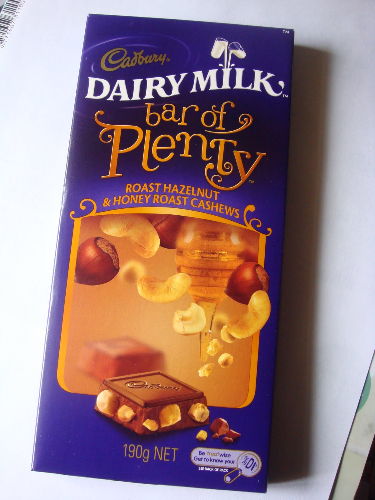 Eye Eat Cadbury Dairy Milk Bar of Plenty