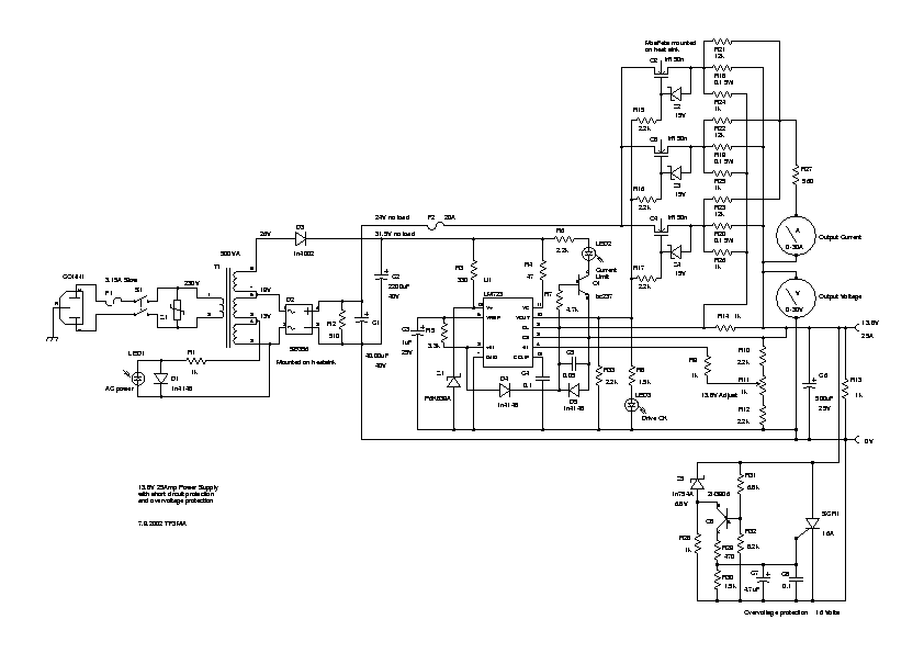 Блок питания power схема