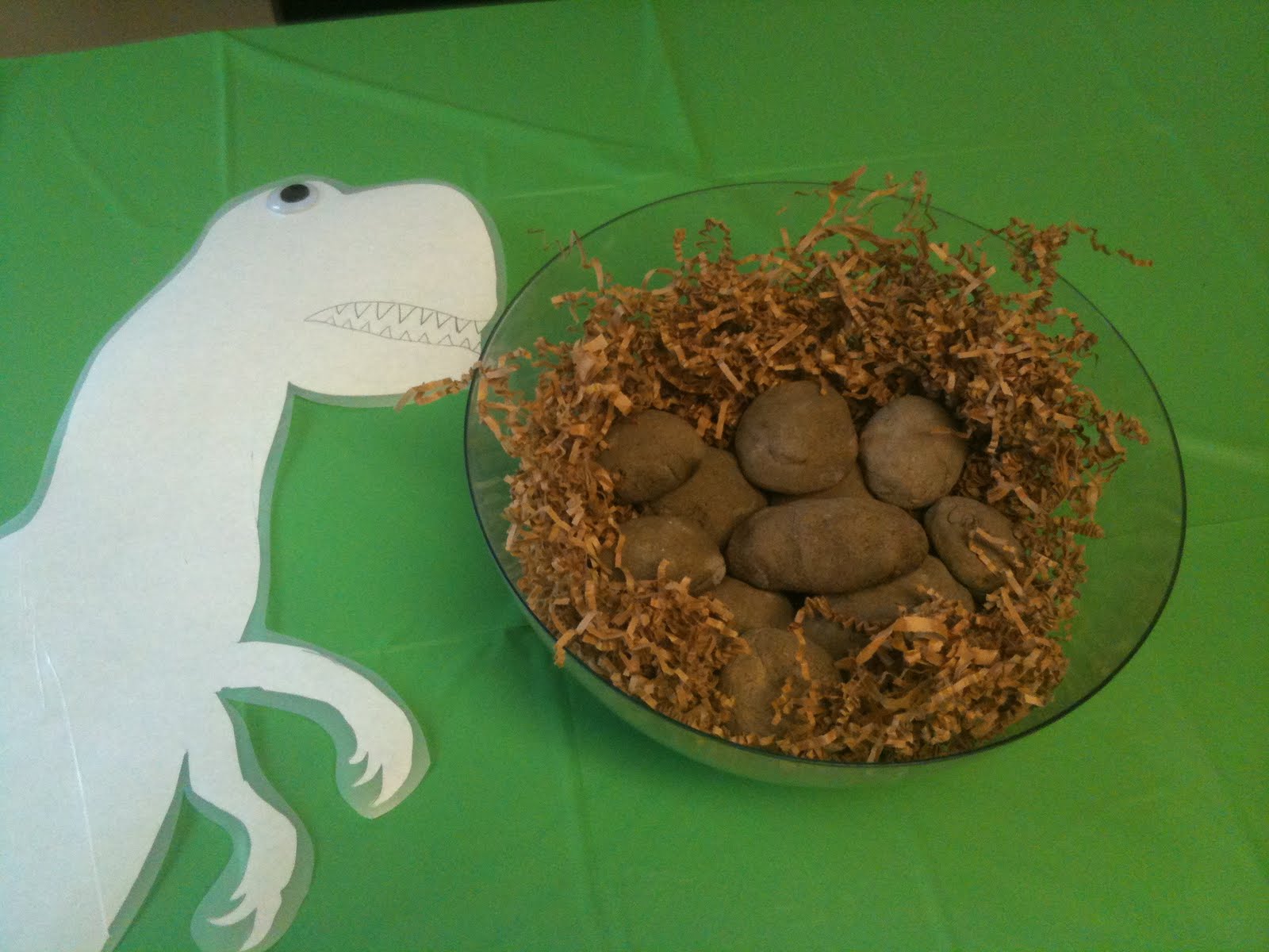 Play Create Explore Make Your Own "Dinosaur Egg" or "Treasure Rock" with Coffee Dough