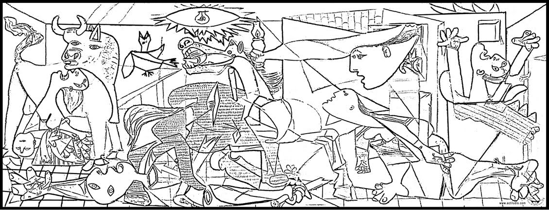 pablo picasso paintings coloring pages - photo #50