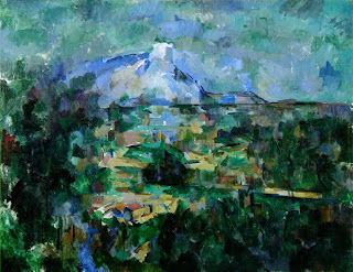 La montaña Sainte Victoire vista desde Lauves - Paul Cézanne