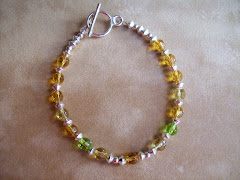 Natural multicolor bracelet
