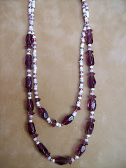 Double purple necklace