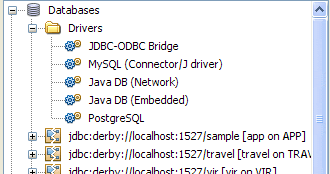Database drivers. Database drivers