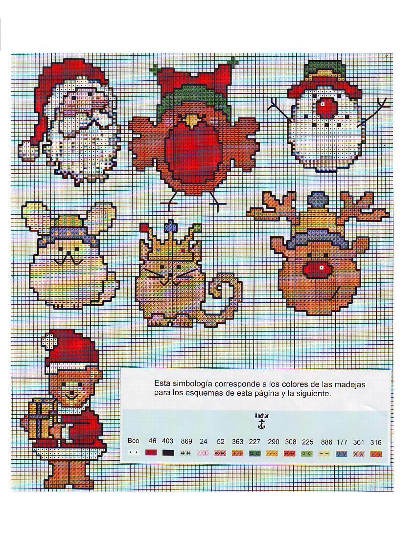 Cantinho do Bordado: Ponto Cruz de natal