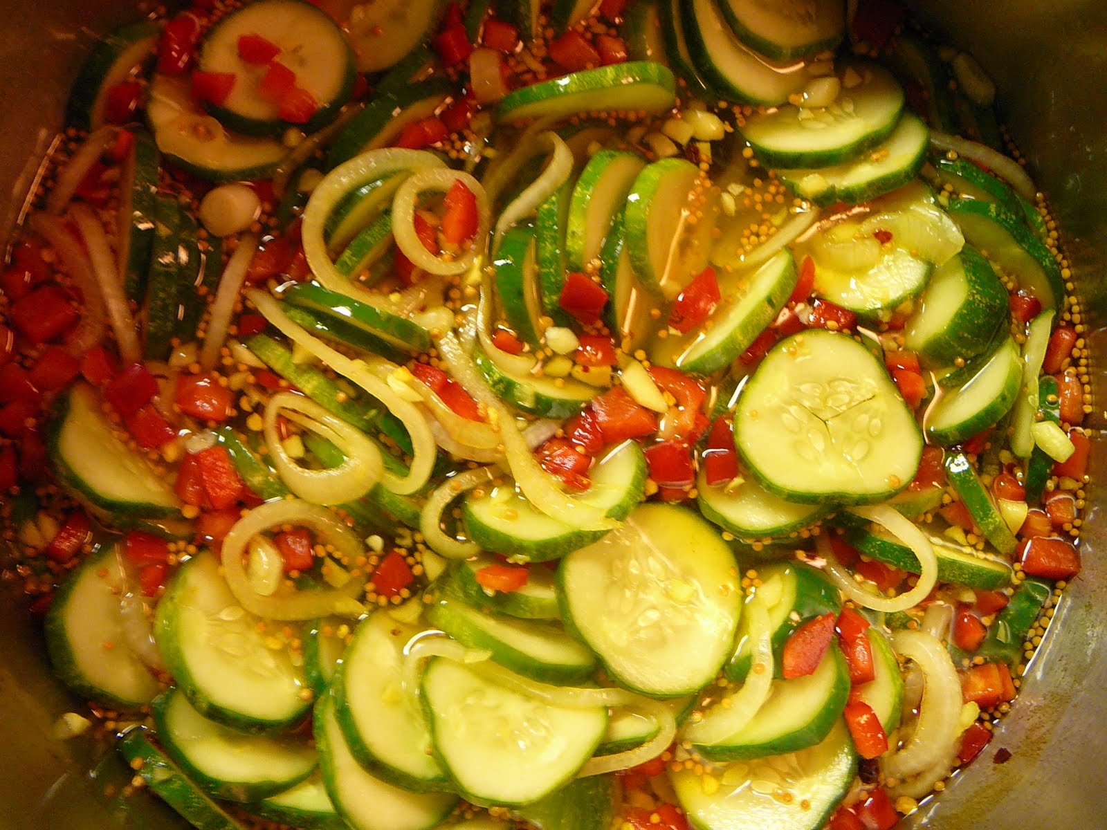 MAMA ZUKE COOKS !! Emeril's Homemade Sweet & Spicy Pickles