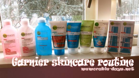 garnier skincare routine