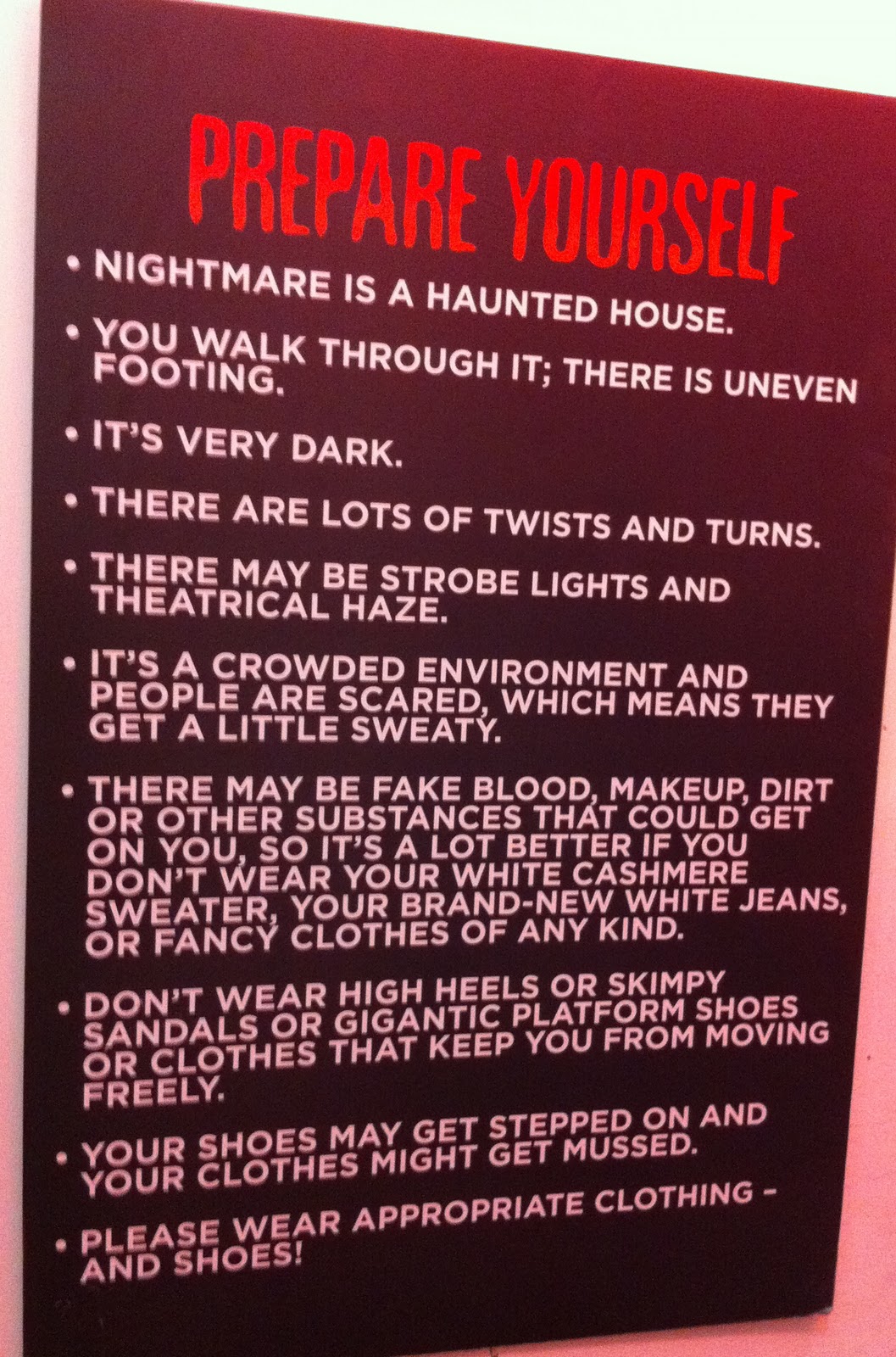 30 DAYS TO THE BIG 30!! DAY 5 Haunted house