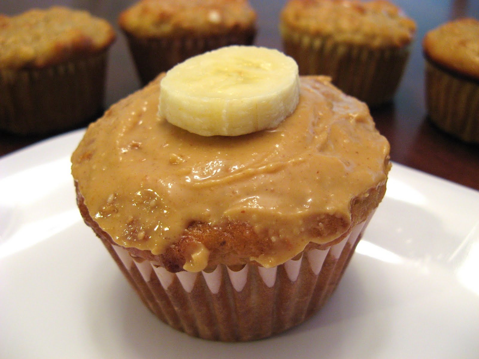 The WellFed Newlyweds Peanut Butter Banana Oatmeal Muffins