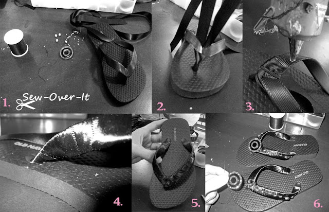 Sew-Over-It: Customize Flip Flops - Tutorial