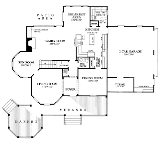 Autocad 3D Home Model: Autocad Floor Plan