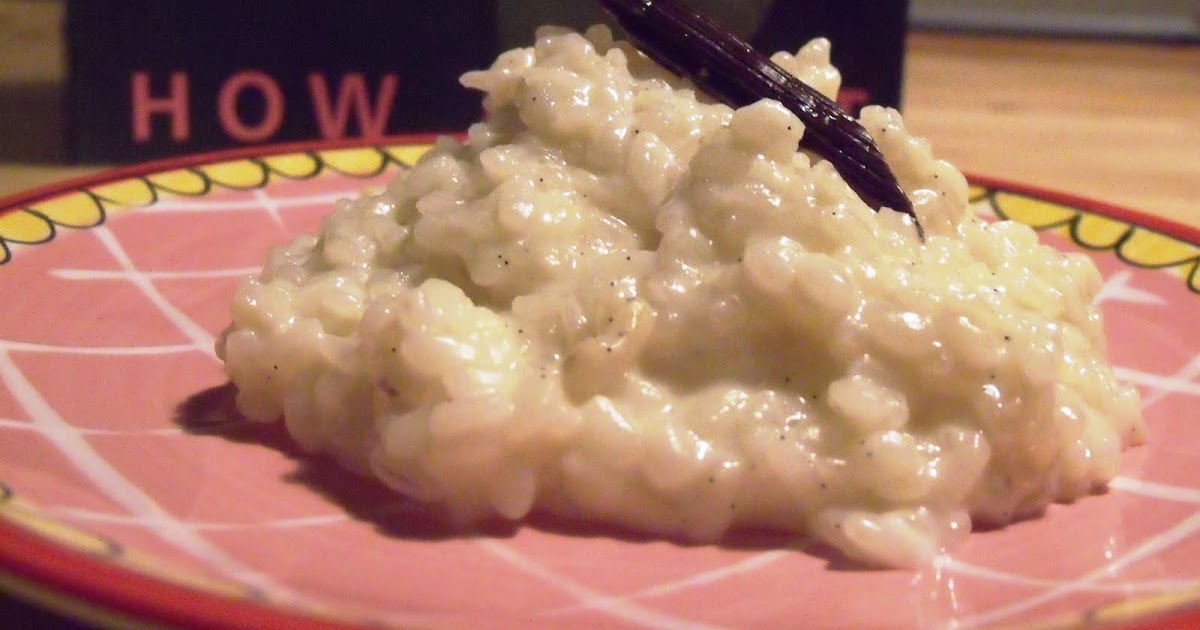 Nigella Lawson Risotto inspired Rice Pudding ** Risottoartiger Milchreis