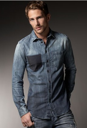 A MAN OF STYLE!: The DENIM SHIRT - A Must have for spring!