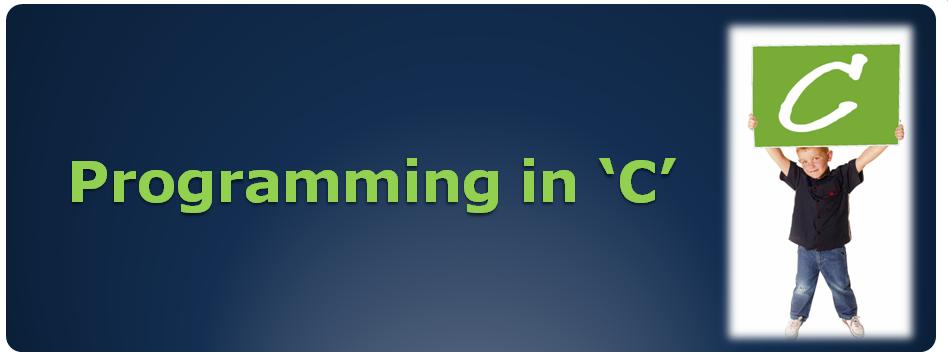 Learn Programming In 'C'