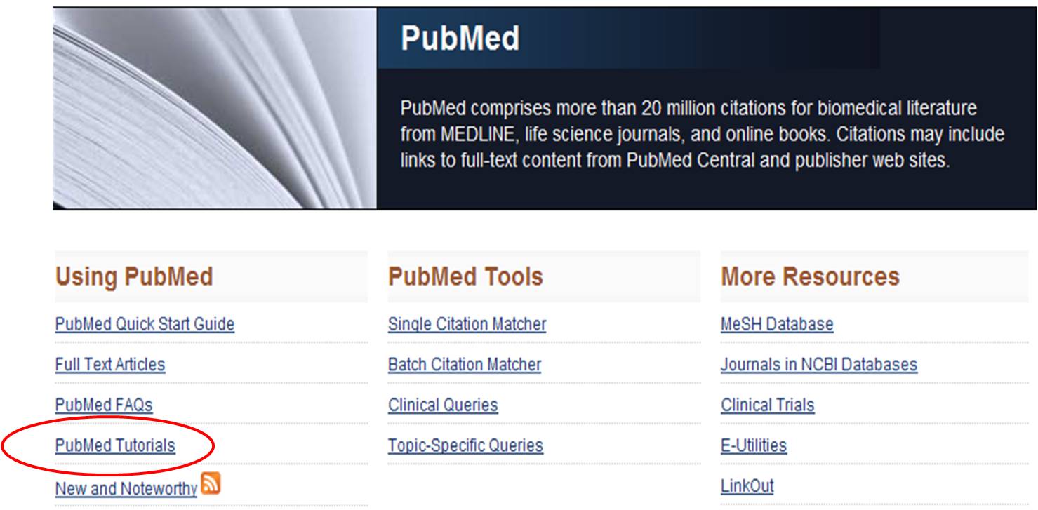 Medical Education Literature Searching PubMed's Video Tutorials