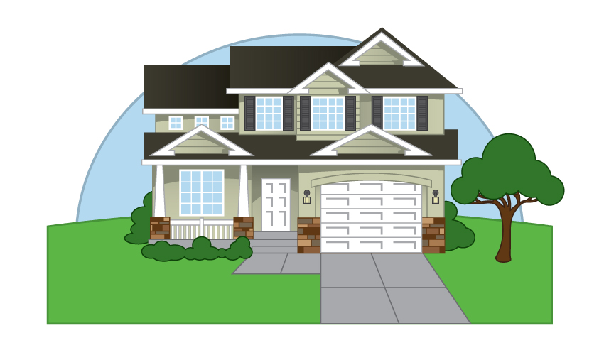 clipart of a big house - photo #35