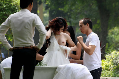 Vietnamese Model Trang Nhung Full Tit Nipple-Slip Pictures