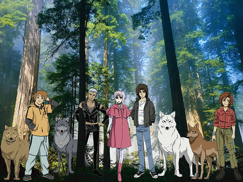 FRIKILAND: La Tierra del Manga y el Anime: Wolf's rain Wallpapers