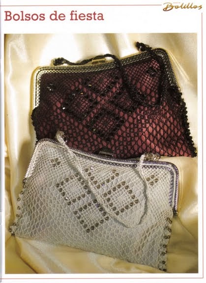 ENCAJERAS DE BOLILLOS BENALMÁDENA - 2: BOLSO EN ENCAJE DE BOLILLOS