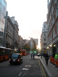 Bloomsbury Way at sunset